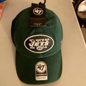 Jets cap official NFL logo and tags